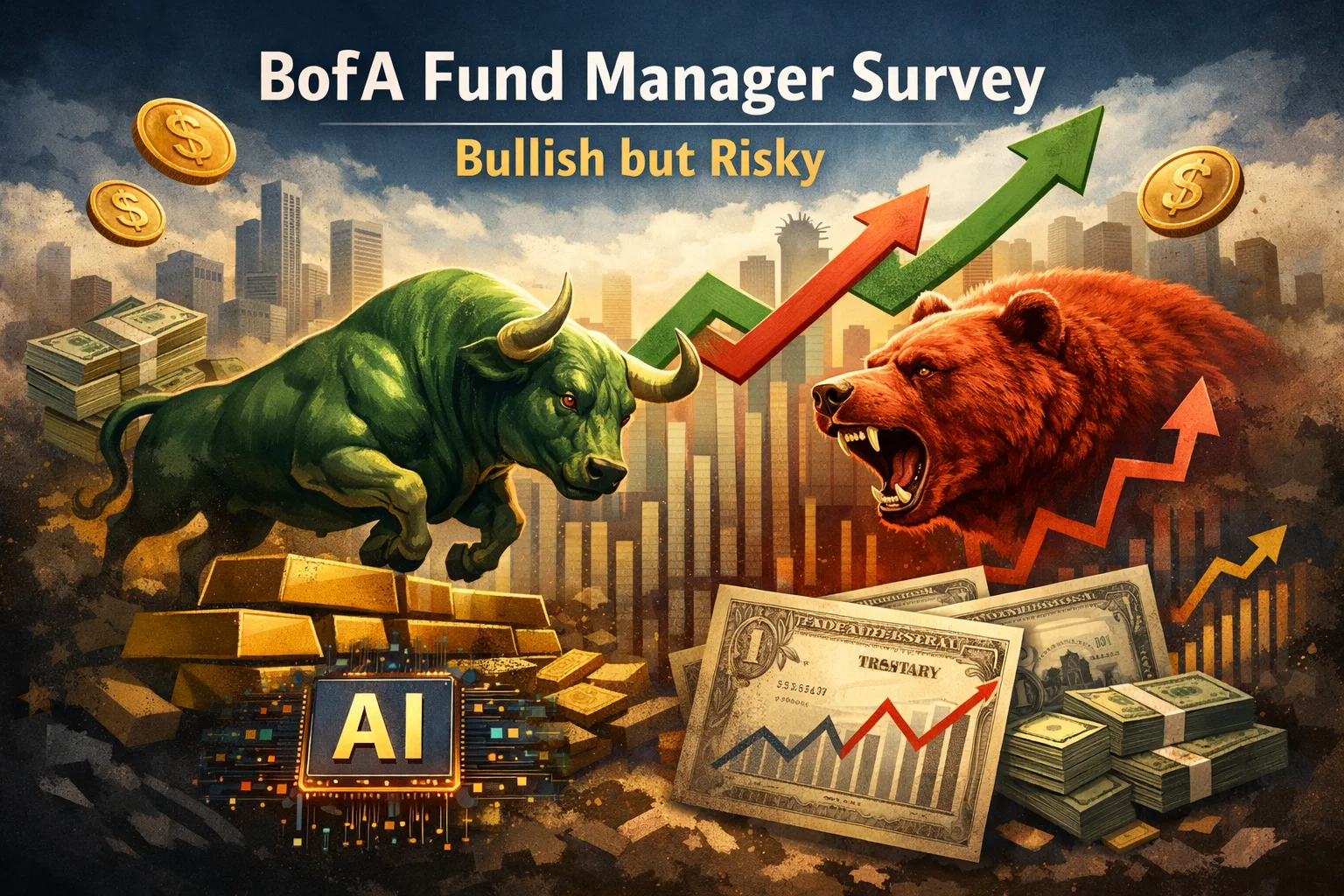 BofA Fund Manager Survey: Extreme Bullishness Raises Risk for Global Markets