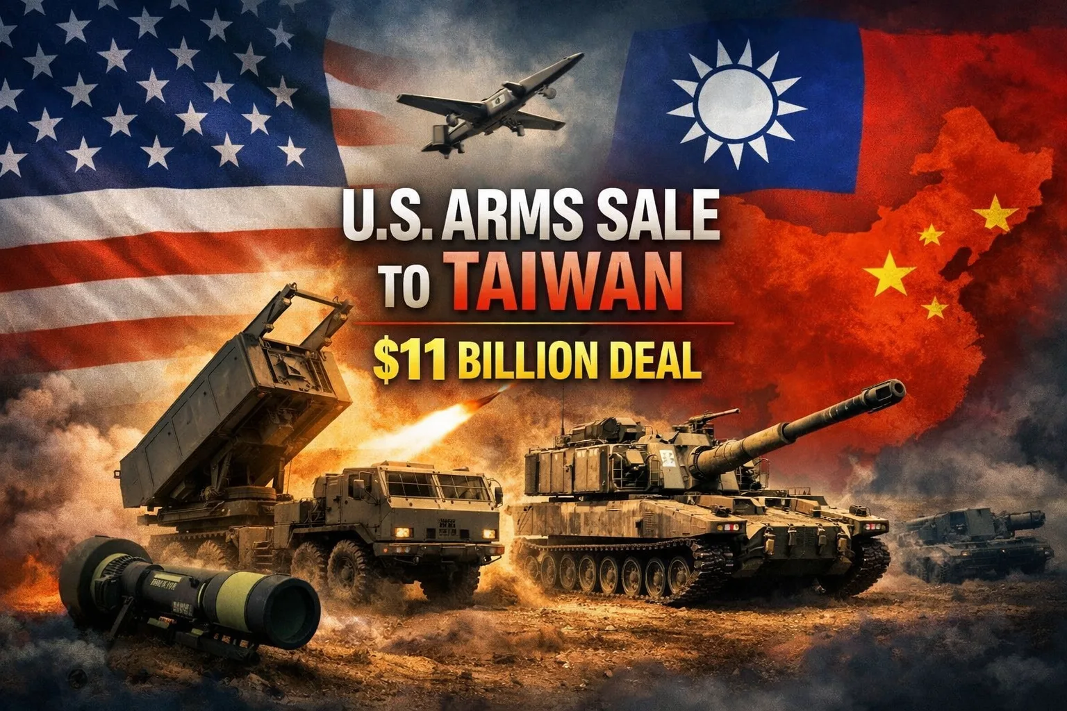 US Approves Largest-Ever $11 Billion Arms Sale to Taiwan, China Likely to React Strongly