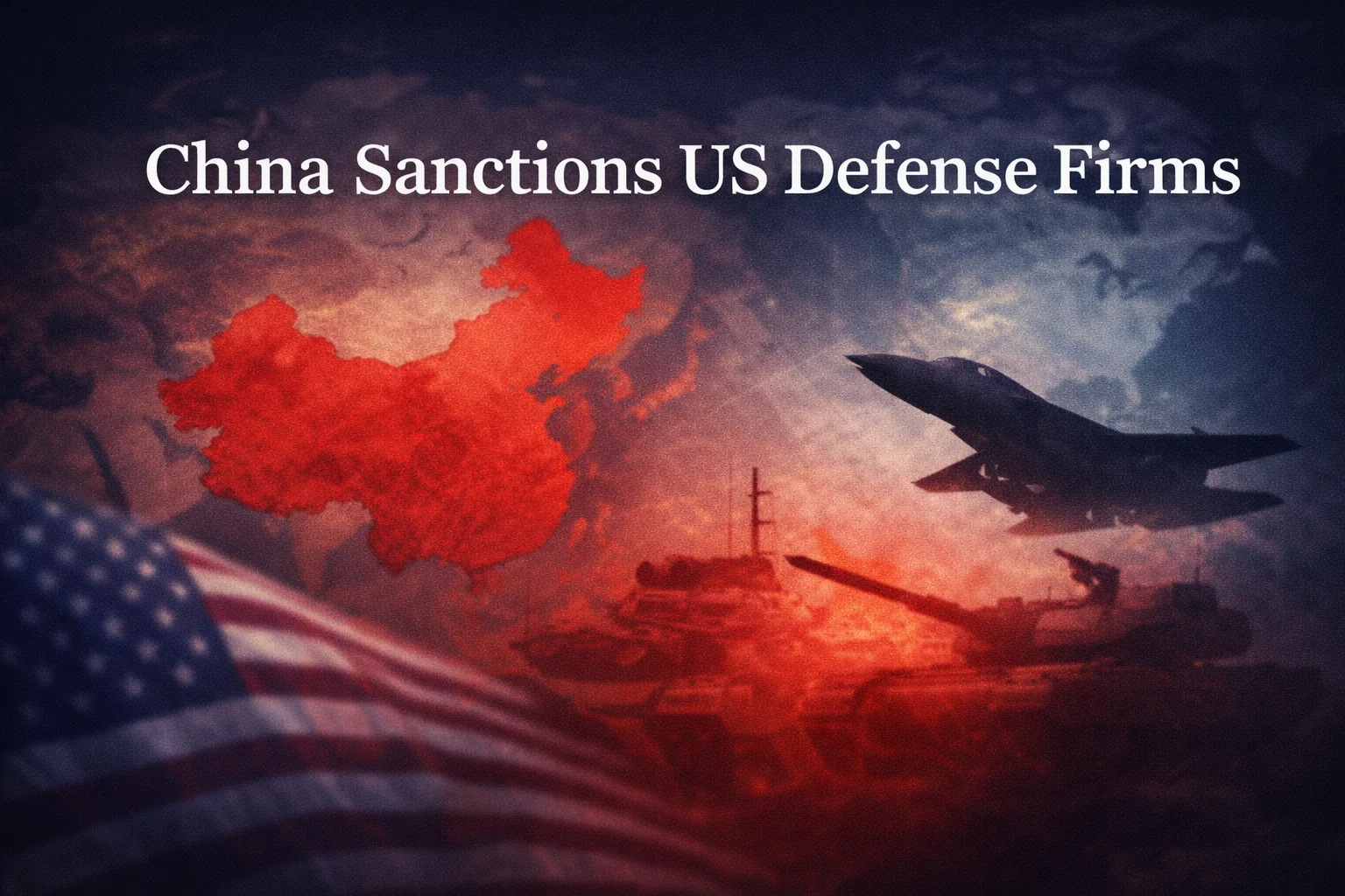 China sanctions US defense companies over Taiwan arms deal