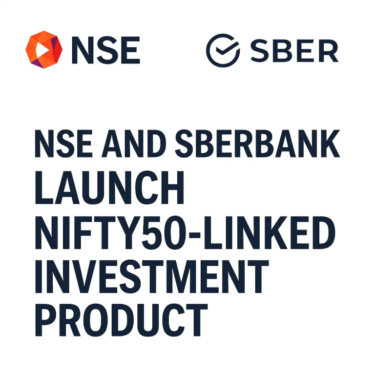 NSE and Sberbank Launch Nifty50-Linked Investment Product for Russian Retail Investors