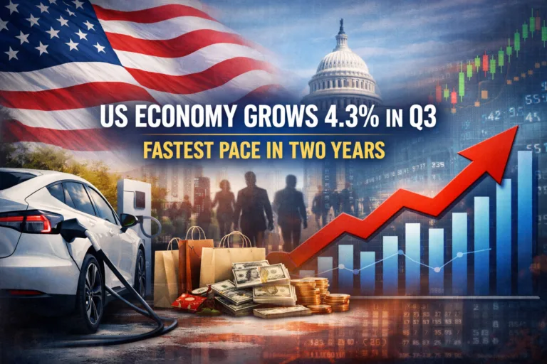 US Economy Grows 4.3% in Q3, Beating Expectations
