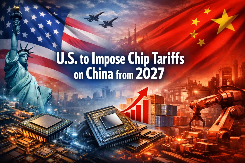 US Plans New Chip Tariffs on China From 2027; Beijing Objects, Nvidia Confirms Regulated Shipments