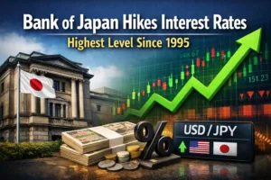 Bank of Japan Hikes Interest Rates to Highest Level Since 1995