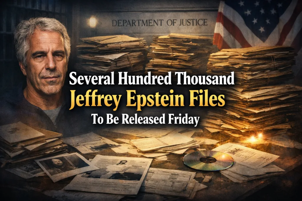 US to Release ‘Several Hundred Thousand’ Jeffrey Epstein Files on Friday