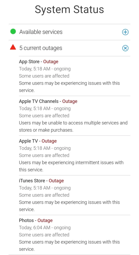 Apple Services Face Major Outage App Store iMessage iCloud Affected 2 Your Pulse on Stocks, Finance, Markets & the Global Economy 1000173363 BigBreakingWire