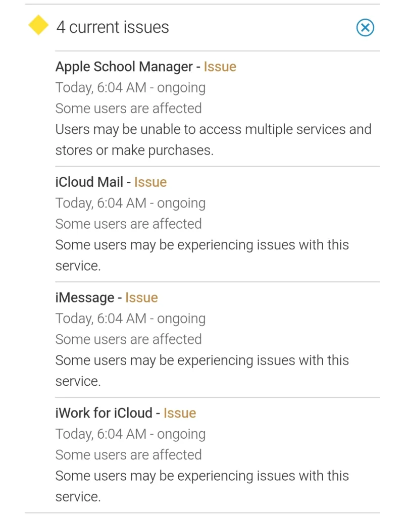 Apple Services Face Major Outage App Store iMessage iCloud Affected 3 Your Pulse on Stocks, Finance, Markets & the Global Economy 1000173369 BigBreakingWire
