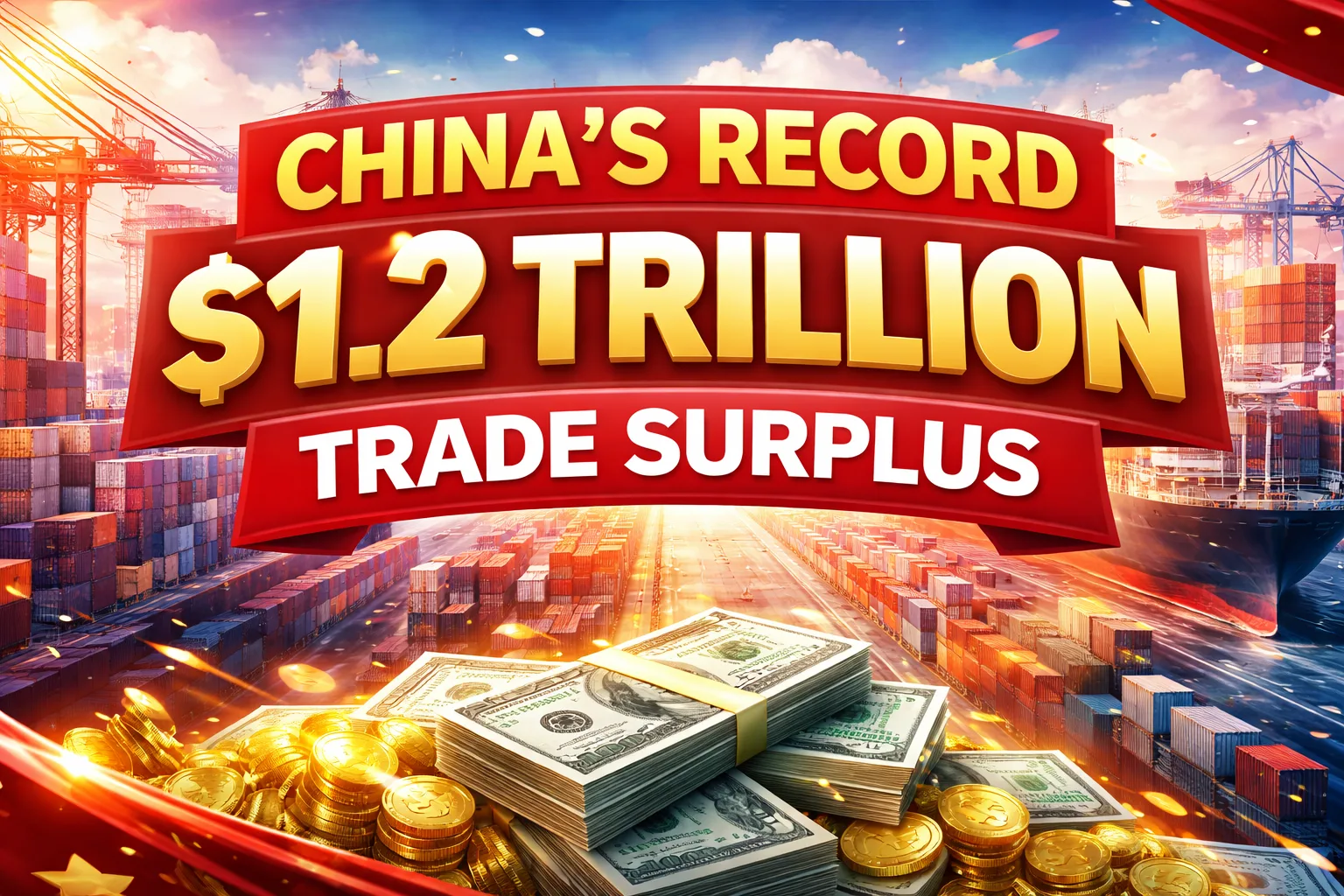 China Records a Historic $1.2 Trillion Trade Surplus in 2025