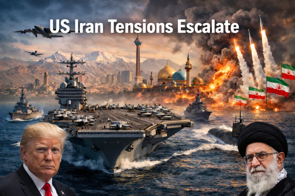 Trump Warns Iran as U.S. Armada Heads Toward Tehran