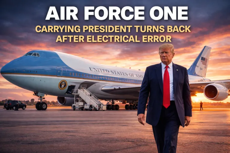 Air Force One Turns Back After Minor Electrical Issue Air Force One Turns Back After Minor Electrical Issue