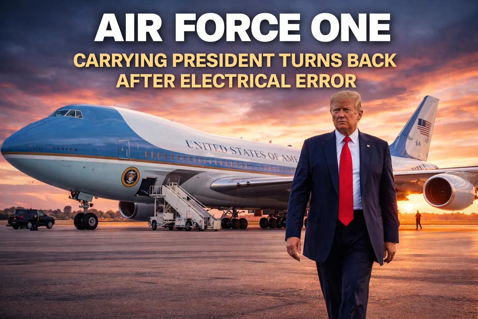 Air Force One Turns Back After Minor Electrical Issue 1 Your Pulse on Stocks, Finance, Markets & the Global Economy Air Force One Turns Back After Minor Electrical Issue