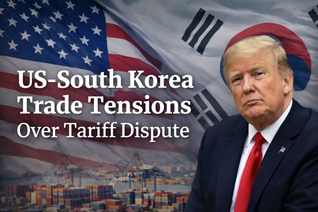 US South Korea Trade Tensions Rise Over Tariff Dispute