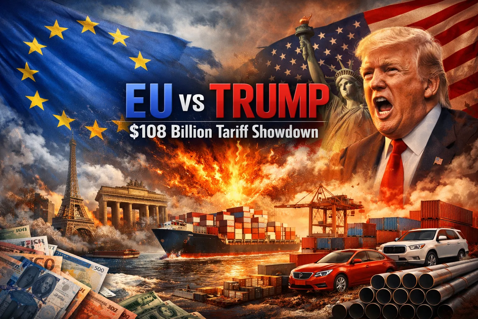 EU Considers $108 Billion Tariffs After Trump Threatens Europe Over Greenland