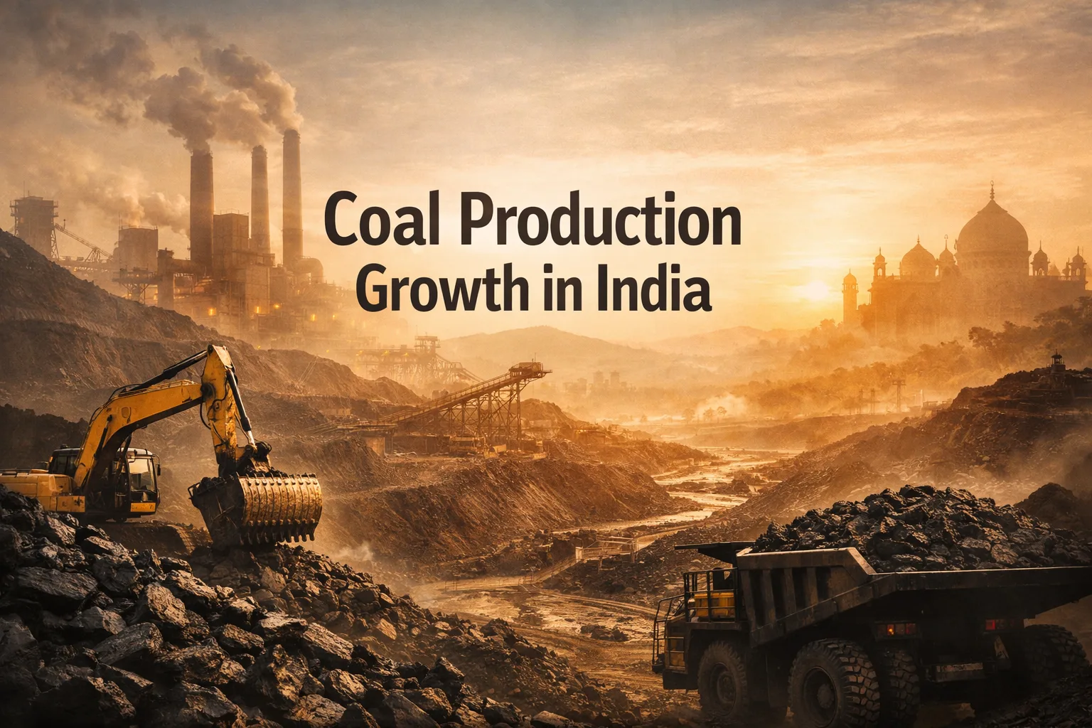 Coal Production in India Grows Steadily as Captive and Commercial Mines Expand
