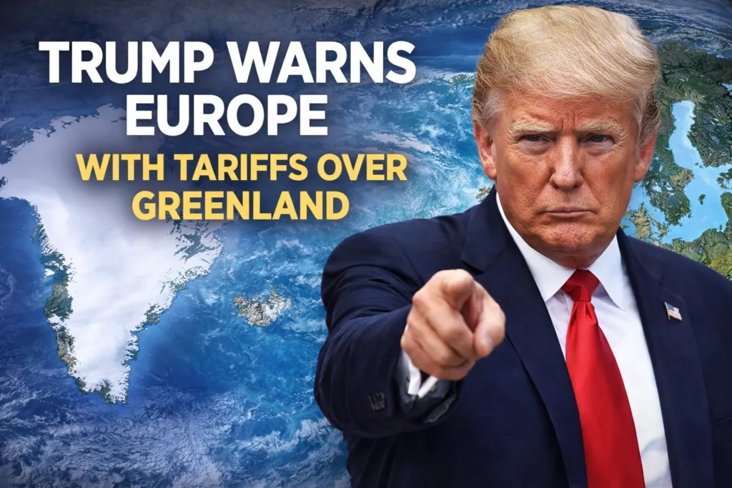 Trump Warns Europe With Tariffs Over Greenland Security
