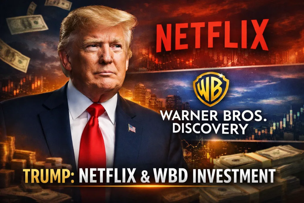 Donald Trump Invests in Netflix and Warner Bros Discovery Bonds After Merger Announcement