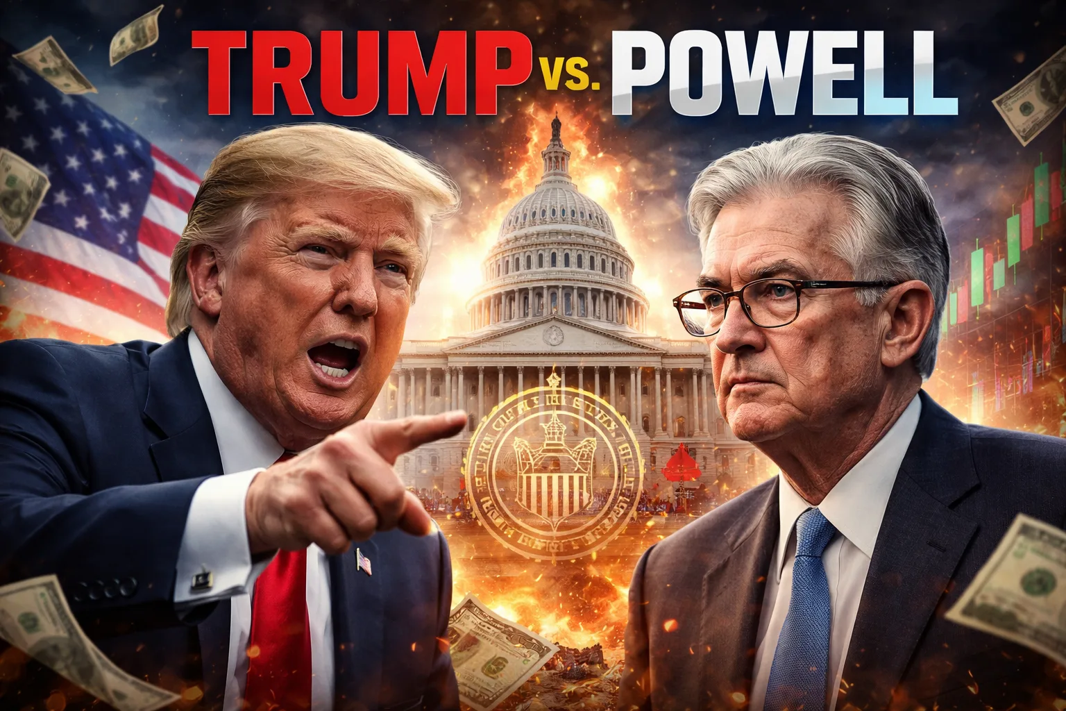 Trump DOJ Probe of Fed Chair Jerome Powell Shakes Dollar and Market Confidence