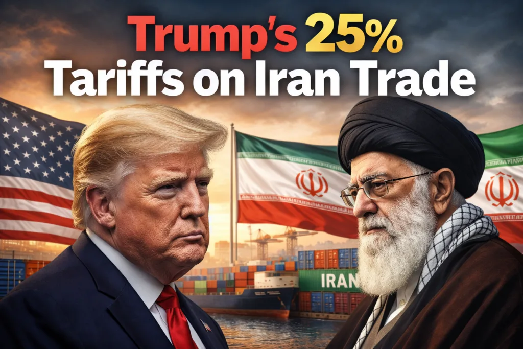 Trump’s 25% Tariffs on Iran Trade: What It Means for Indian Exporters
