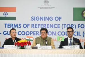 India and Gulf Cooperation Council Sign Terms of Reference for Free Trade Agreement
