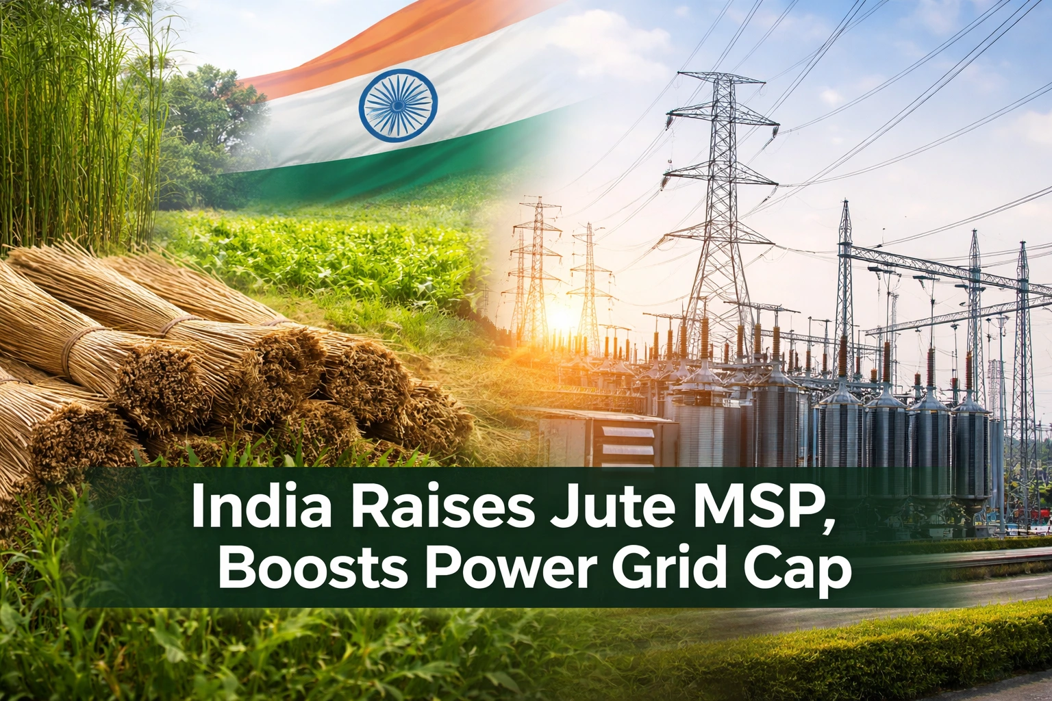 India Raises Jute MSP to Rs 5,925, Boosts POWERGRID Cap