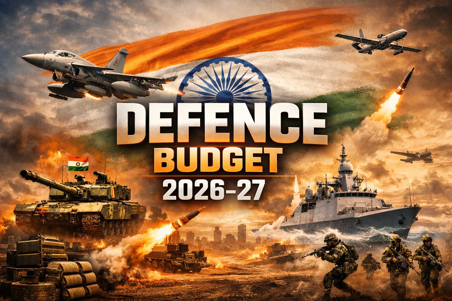 India Defence Budget 2026 to 27 Explained: Rs 7.85 Lakh Crore for Modernisation, Made in India Weapons