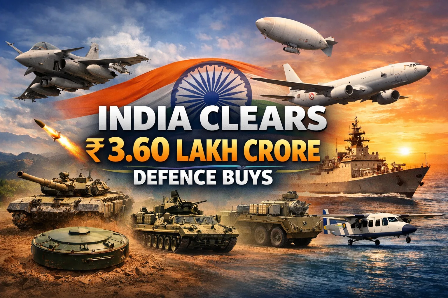 DAC Clears Rs 3.60 Lakh Crore Military Procurement, Boosts Make in India Push 1 Your Pulse on Stocks, Finance, Markets & the Global Economy DAC Clears Rs 3.60 Lakh Crore Military Procurement, Boosts Make in India Push