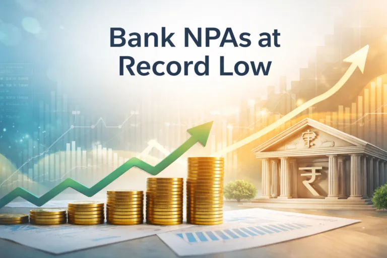 India’s Bank NPAs Fall to Record Low of 2.15% in September 2025