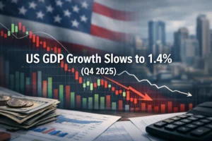 US GDP Growth Slows to 1.4% in Q4 2025