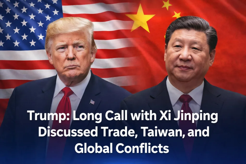 Trump Says Phone Call With China’s President Xi Covered Trade, Taiwan, Energy and Agriculture