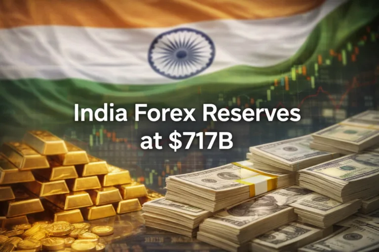 India’s Forex Reserves Drop to $717 Billion as Gold and FX Assets Decline: RBI Data