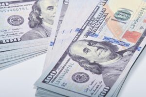 close up shot of dollar bills