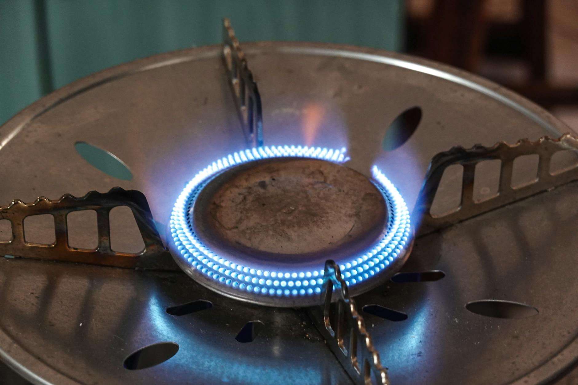 close up photo of a stove burner