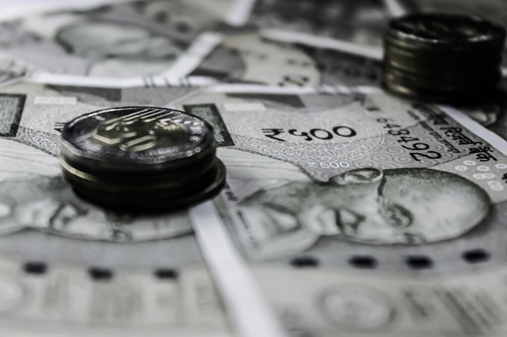 close up shot of a bank note