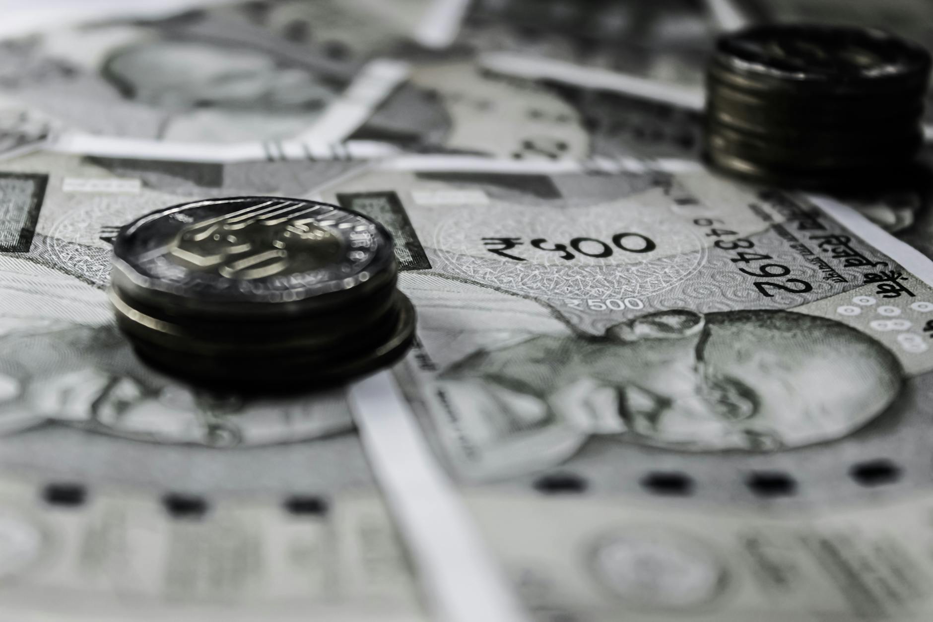 close up shot of a bank note