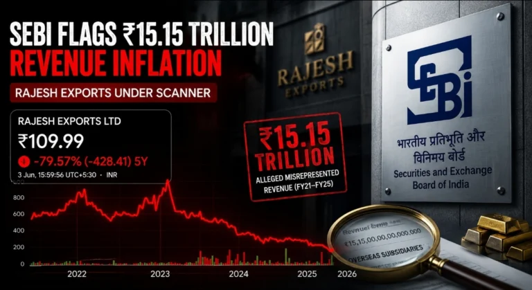 SEBI Alleges Rs 15.15 Trillion Revenue Inflation at Rajesh Exports