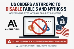 US Orders Anthropic to Disable Fable 5 and Mythos 5 Worldwide