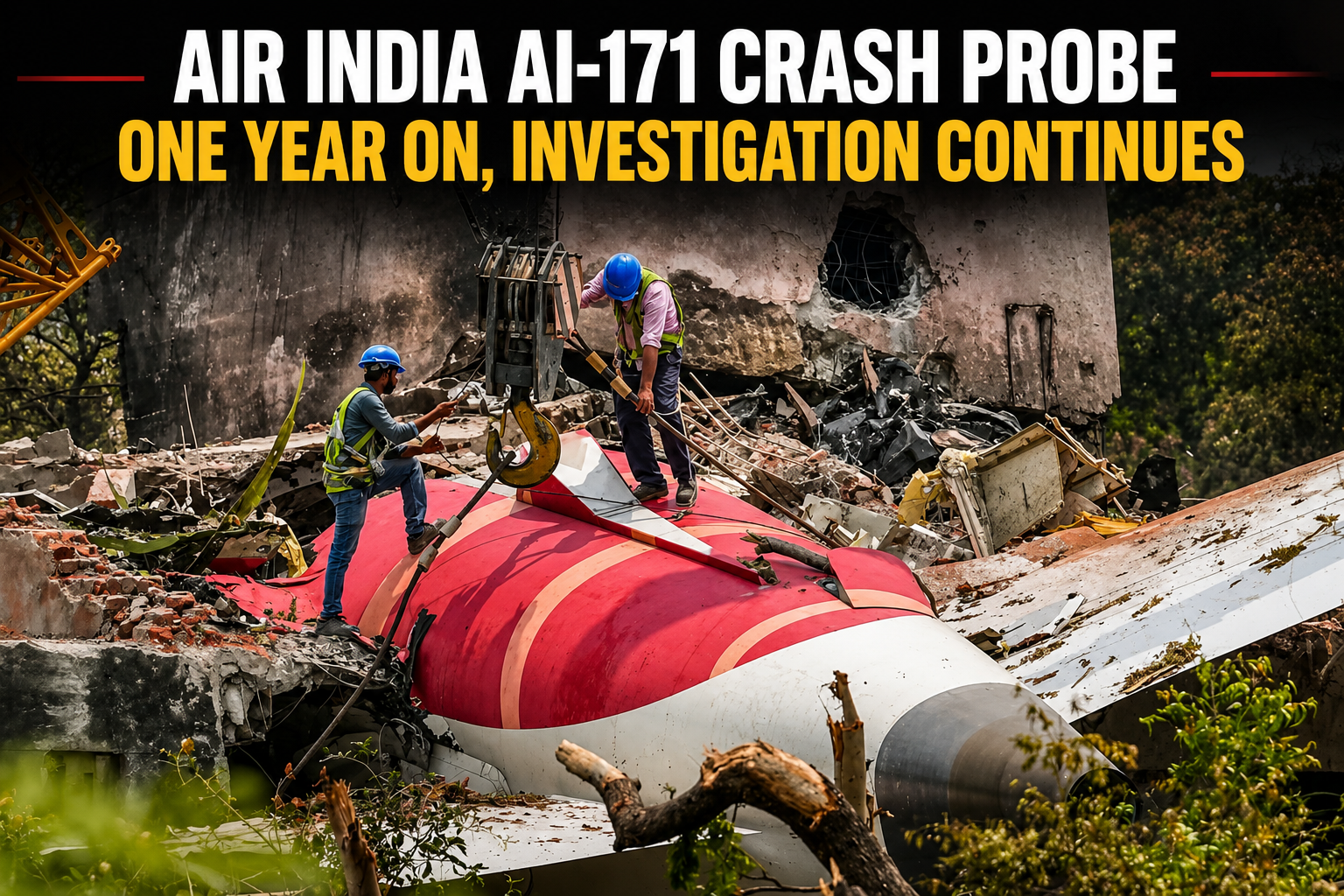 Air India AI-171 Crash Probe Advances, Final Report Pending