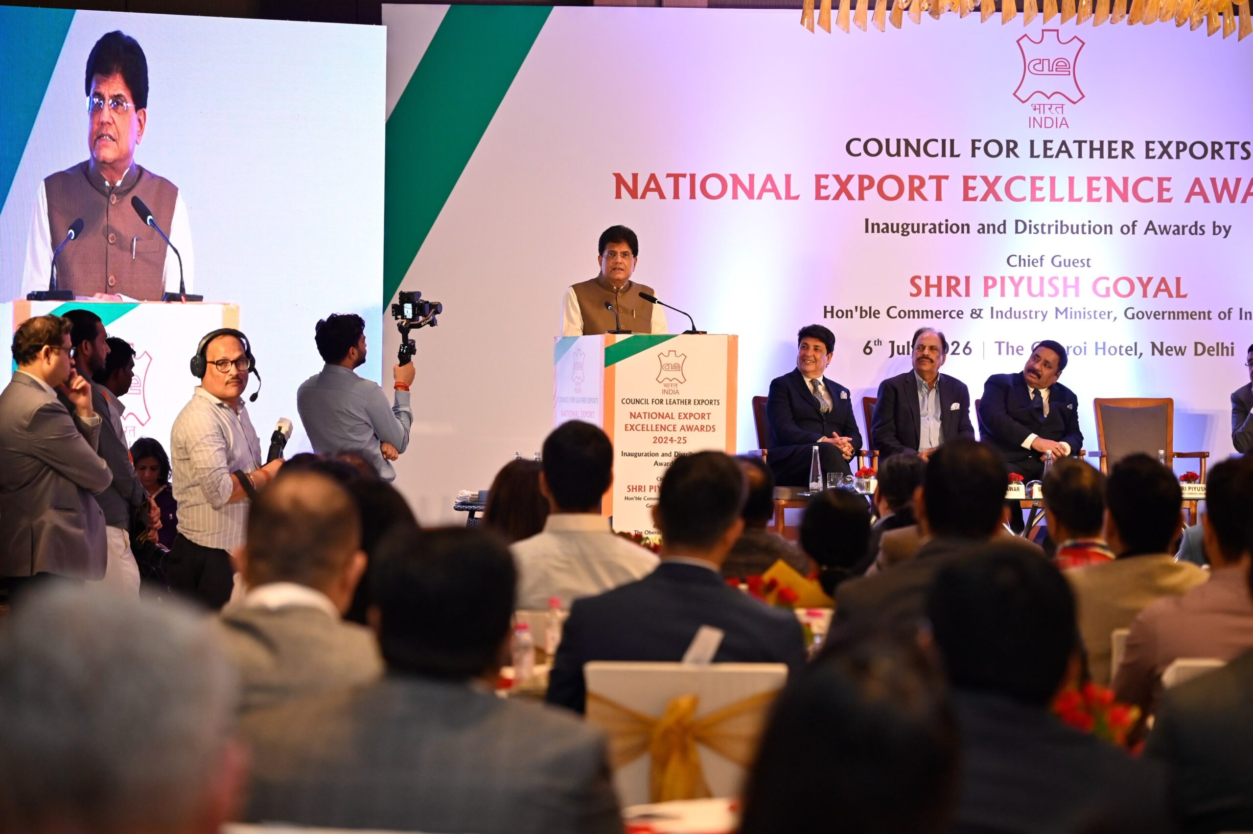 Piyush Goyal Targets $15 Billion Leather Exports in 5-6 Years