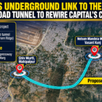 Dwarka Road Tunnel project connecting Dwarka Expressway with South Delhi through a 3.14-km twin-tube tunnel