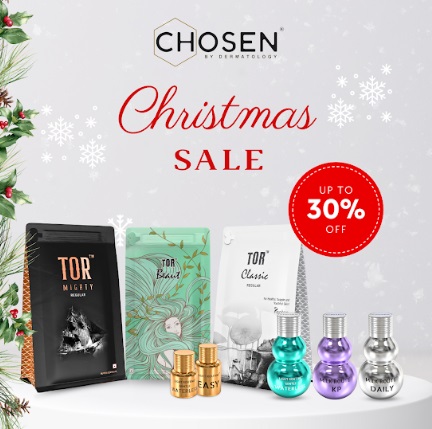 CHOSEN by Dermatology Announces Up to 30% Christmas Offers on Collagen Supplements and DIY Chemical Peels